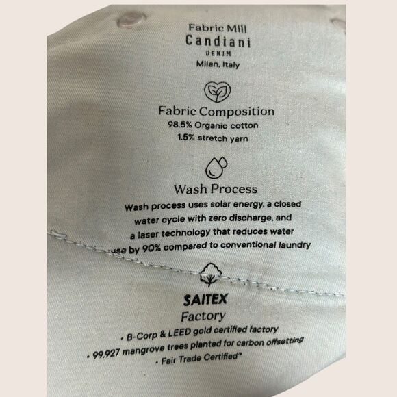 👖 SZ 29 JCREW REIMAGINED LIGHT WASH CLASSIC STRAIGHT FAIR TRADE JEANS - Picture 8 of 9